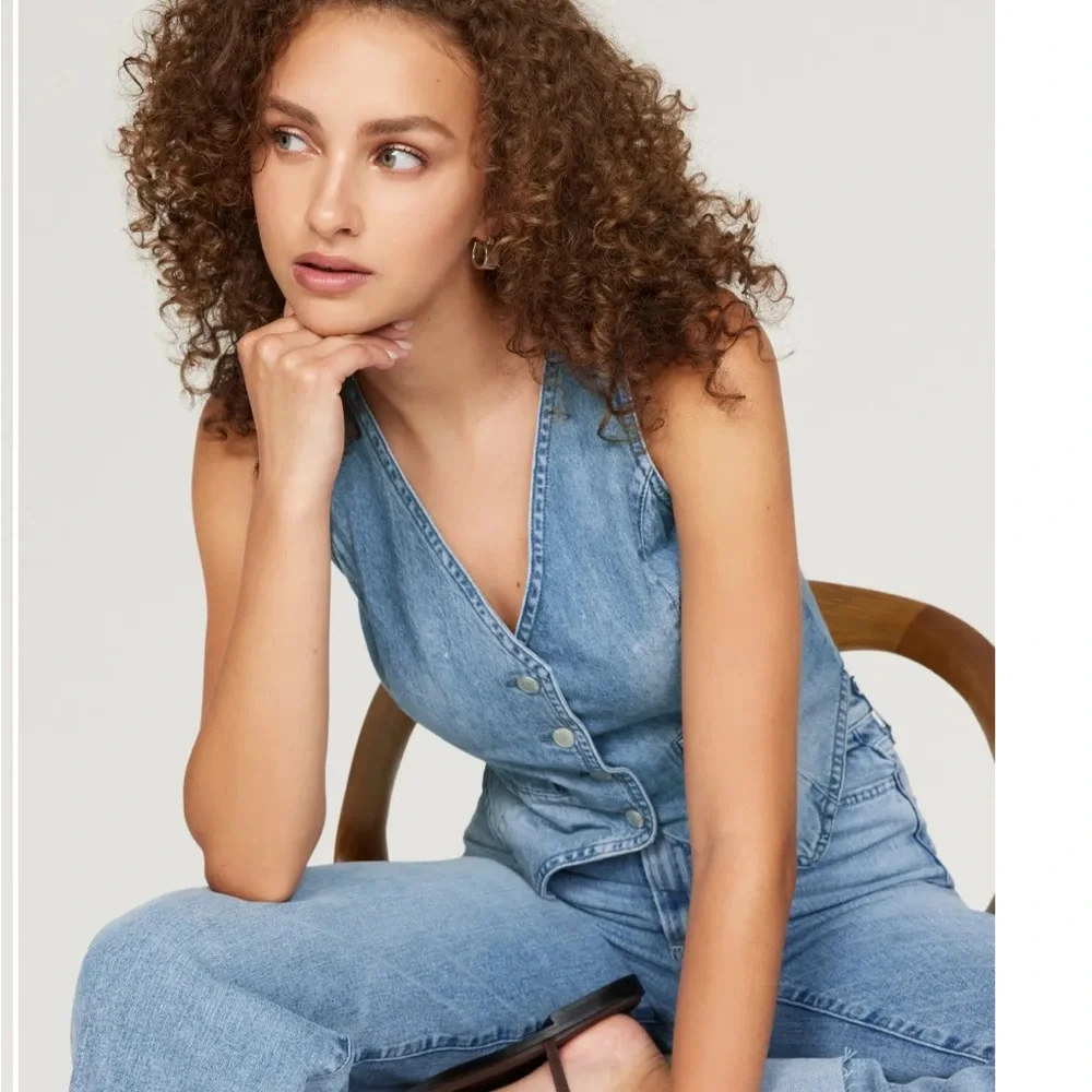 NWT BlankNYC Denim Vest - Picture 4 of 9